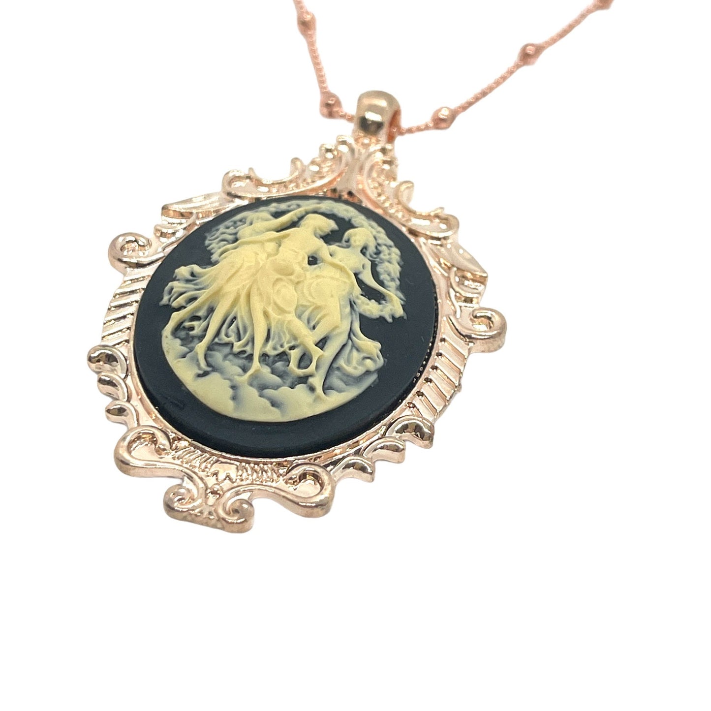 Timeless Three Graces Cameo Necklace - Heirloom Quality Jewelry