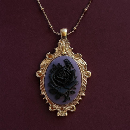 Victorian cameo necklace