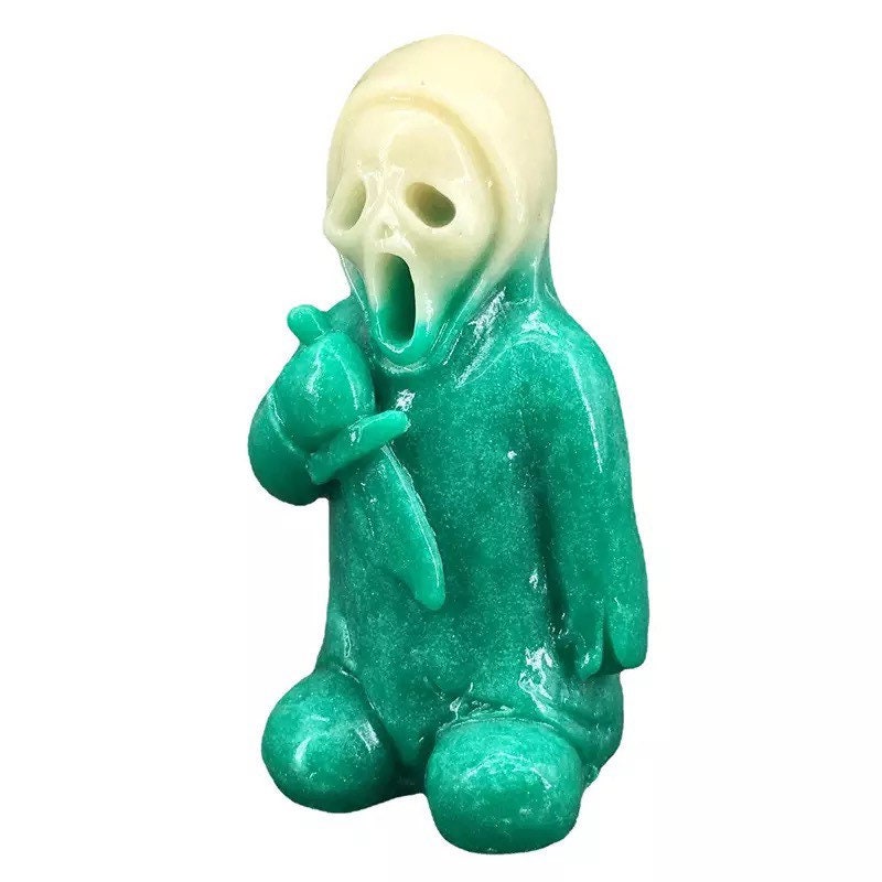 Ghostface Crystal Figurine - Luminous Horror Movie Statue