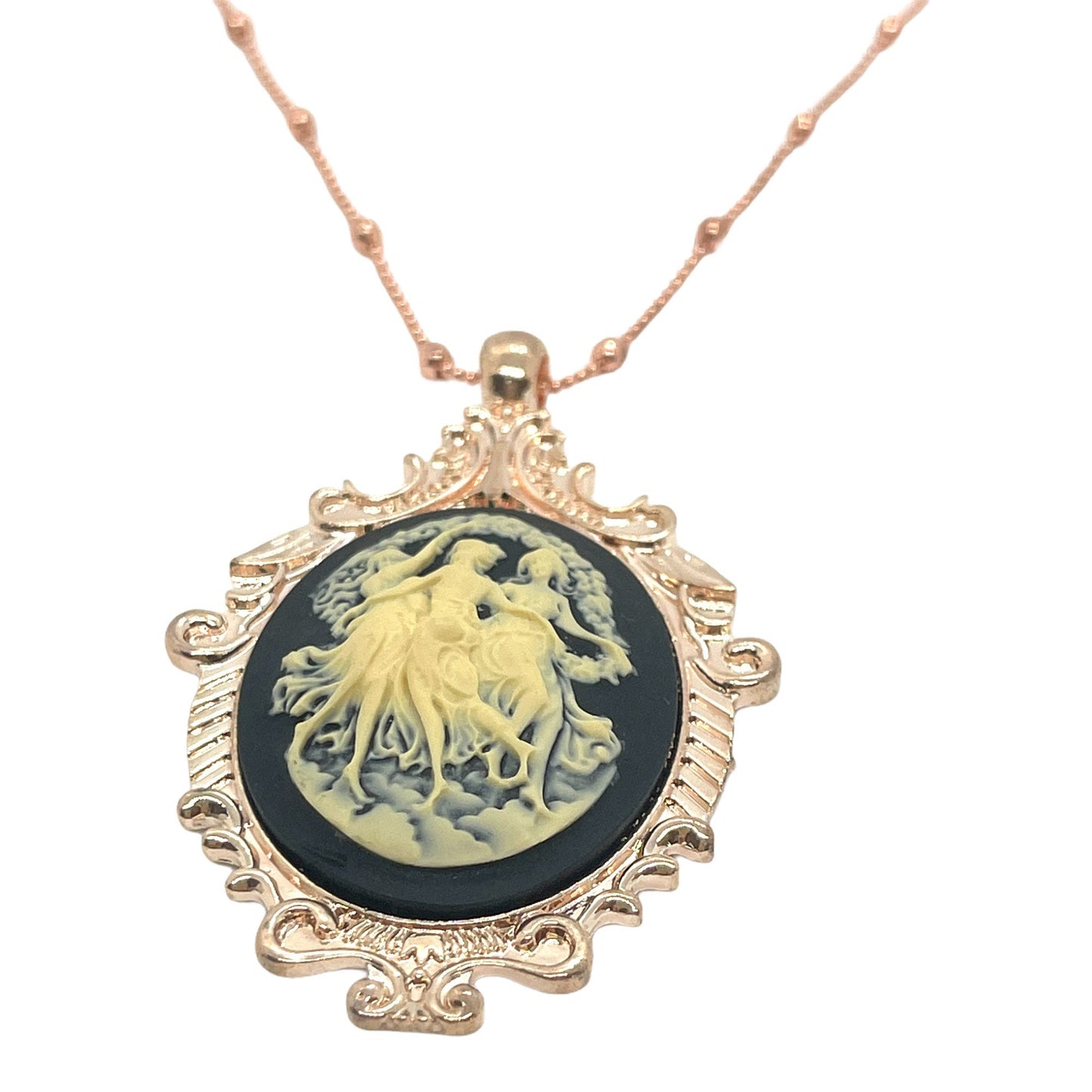 Timeless Three Graces Cameo Necklace - Heirloom Quality Jewelry