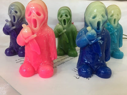 Ghostface Crystal Figurine - Luminous Horror Movie Statue
