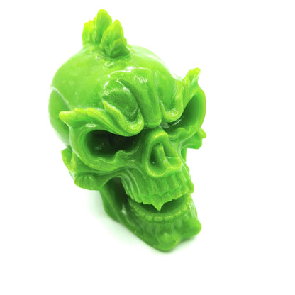 Luminous Mohawk Crystal Skull - Unique Halloween Home Decor