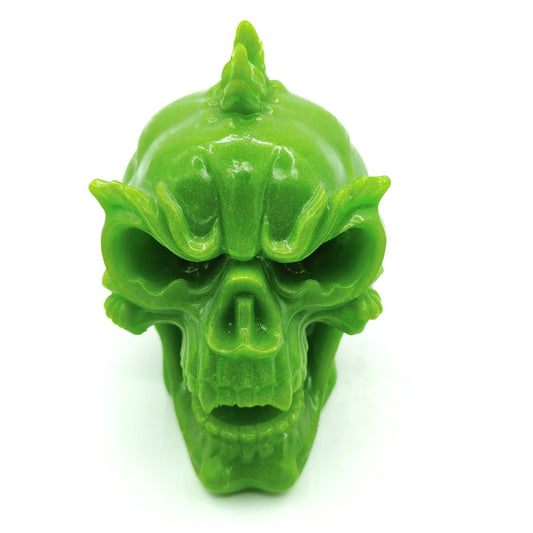 Luminous Mohawk Crystal Skull - Unique Halloween Home Decor
