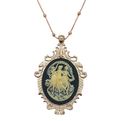 Timeless Three Graces Cameo Necklace - Heirloom Quality Jewelry